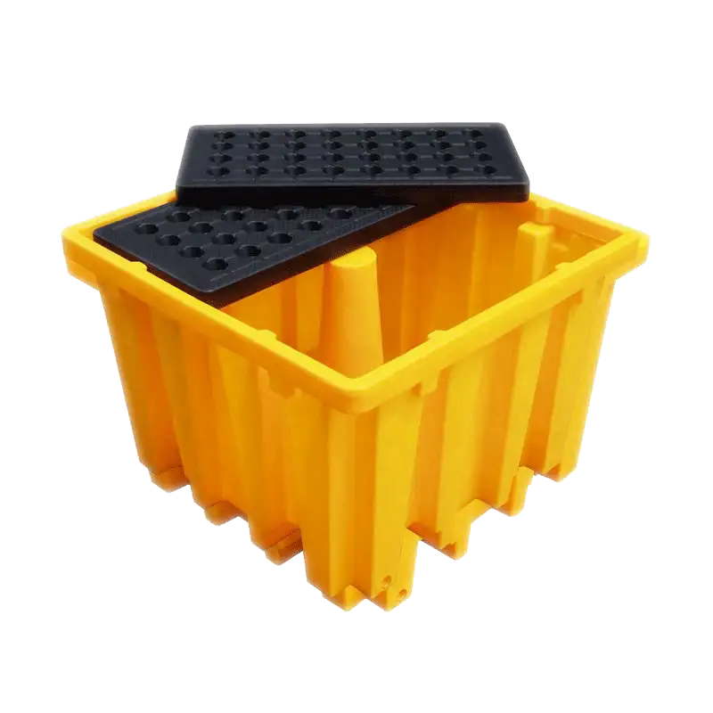 1-ibc totes-Spill-Pallet-with-removable-deck