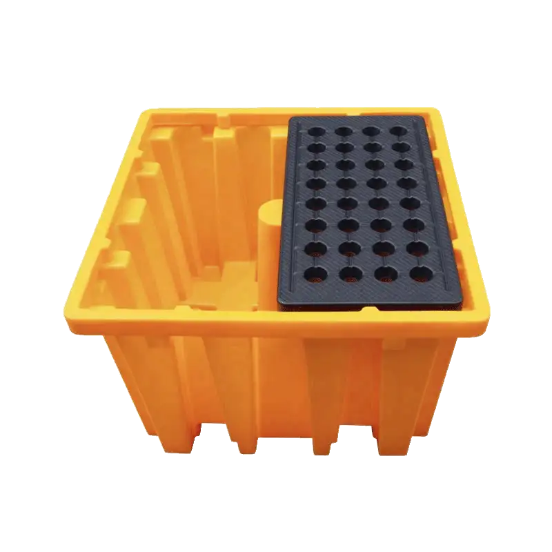 IBC-spill-pallet-with-drain