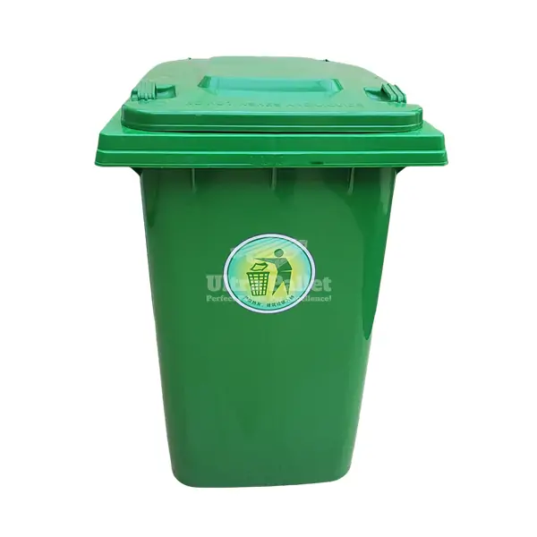 96 gallon trash can4_green