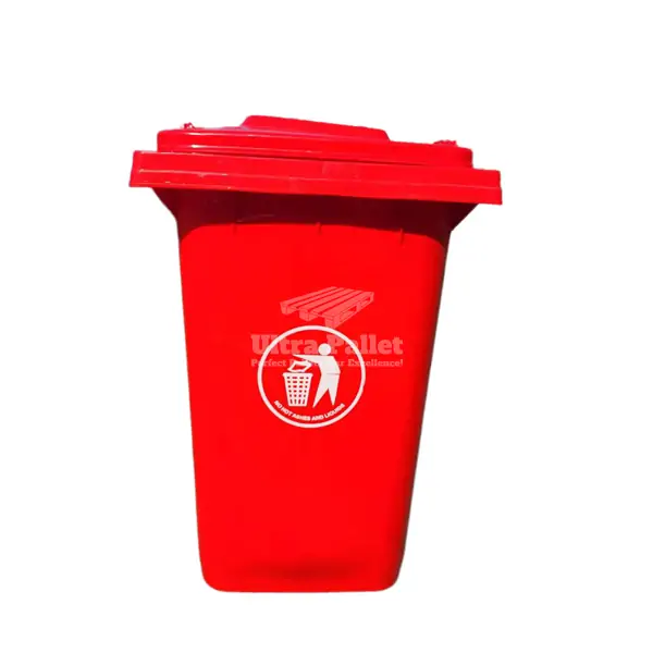 96 gallon trash can out door