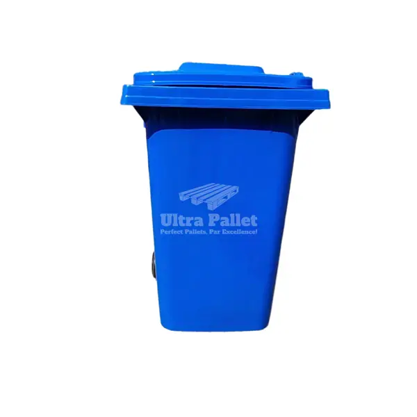 96 gallon trash can blue