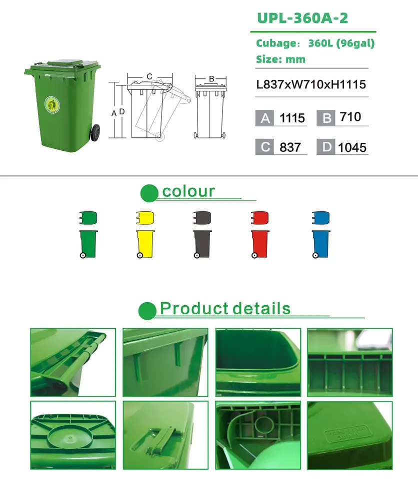 96 gallon (360L) trash can with wheels size L837*W710*H1115and product details .png