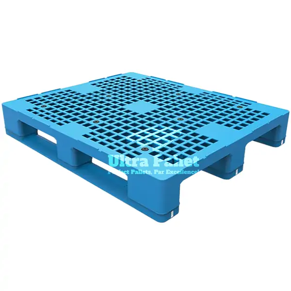 48×40 3 runners rackable plastic pallet grid pallet