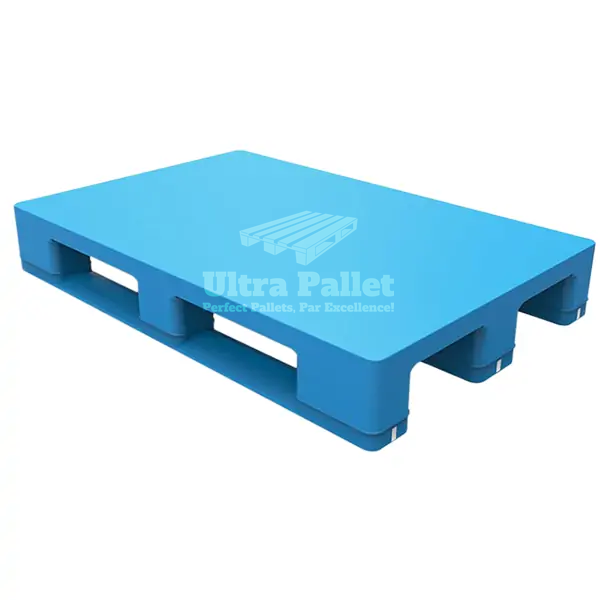 48 x 32 - Stackable Plastic Pallets - 3 runners
