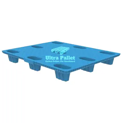 9 Legs Lightweight Thermoformed Plastic Pallets 1200×1000 mm