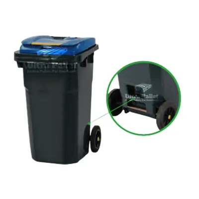 100L Mobile Garbage Bin 2-Wheel