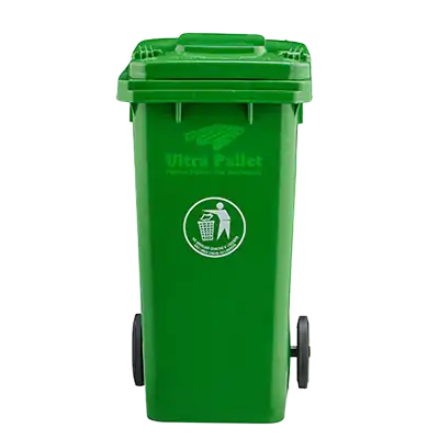 32 gallon trash can with wheels