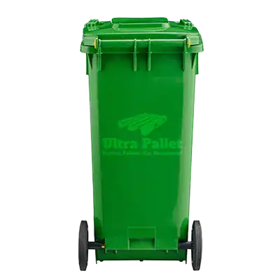 outdoor 32 gallon trash can with wheels