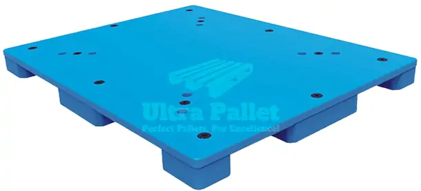 9 Feet HDPE Solid Deck Standard Plastic Pallet .png