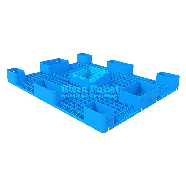 59 x 48 - Stackable Plastic Pallet-9 foot bottom view