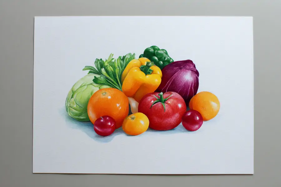 A variety of colorful, neatly arranged pictures of fresh vegetables and fruits.png.webp