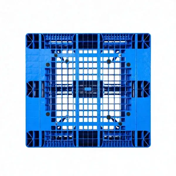 grid surface HDPE shipping pallet for export and warehouse storage