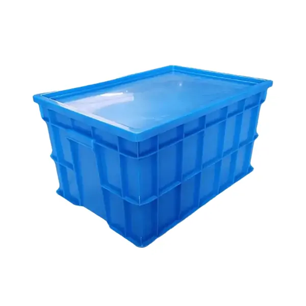 600x450x400mm Plastic Turnover Box – Heavy-Duty Industrial Storage Solution