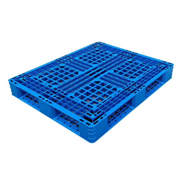 1200x1000x150mm light-duty HDPE plastic pallet with grid base design