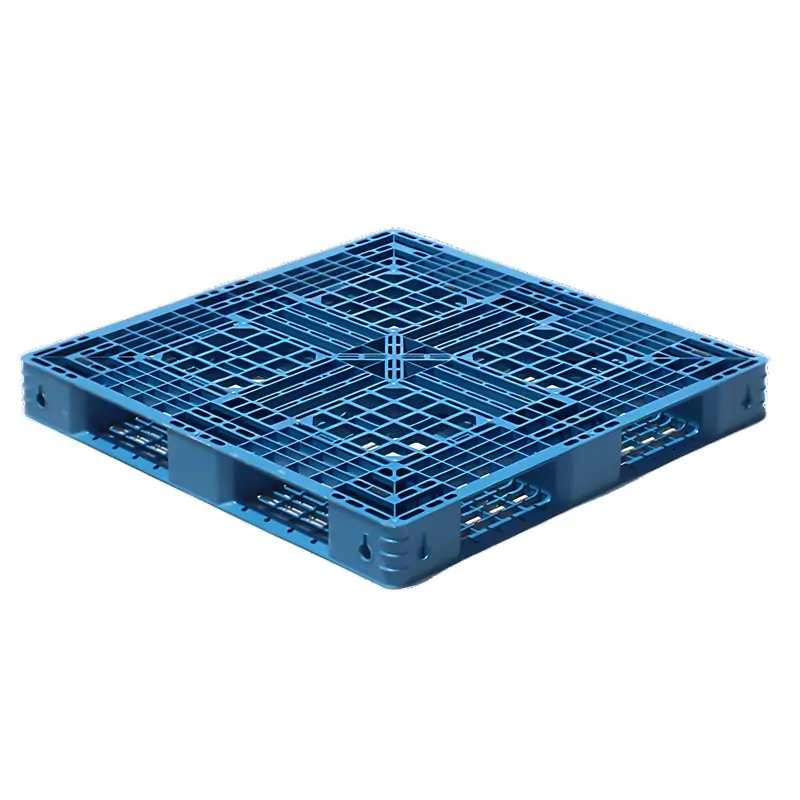 1200×800mm blue Plastic Pallet Lightweight Disposable Shipping Solution