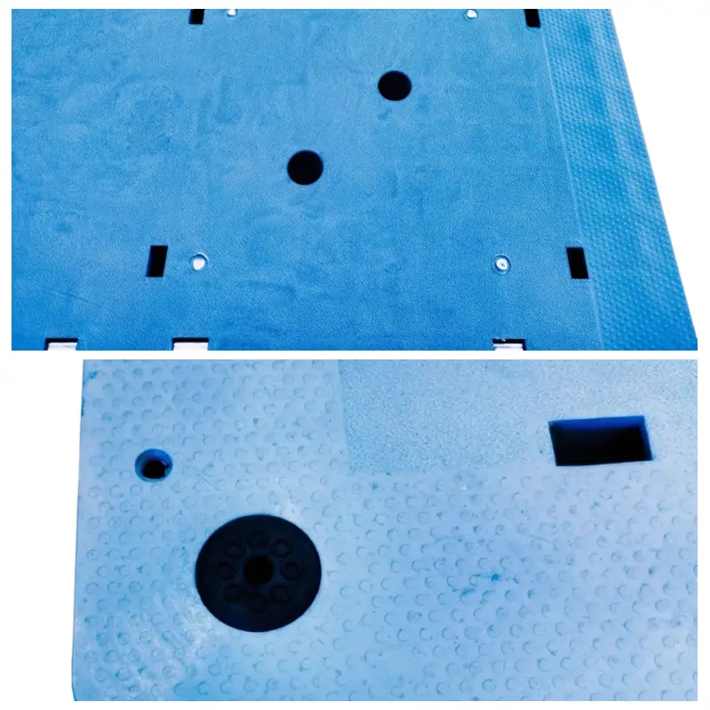 Close-up of closed deck pallet surface