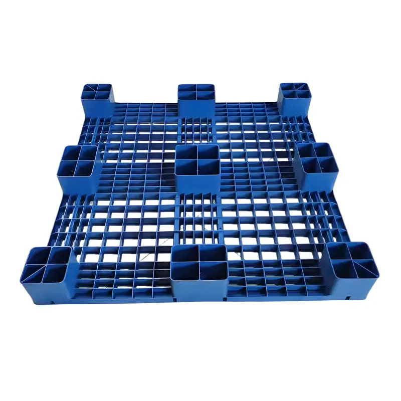 1200x1200x140mm 9-Feet Open Deck Plastic Pallet Made from Durable HDPE Material