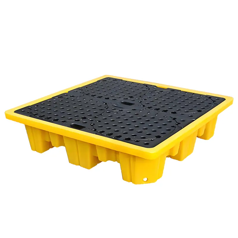1300x1300mm 4-Drum Spill Pallet: Essential Spill Containment