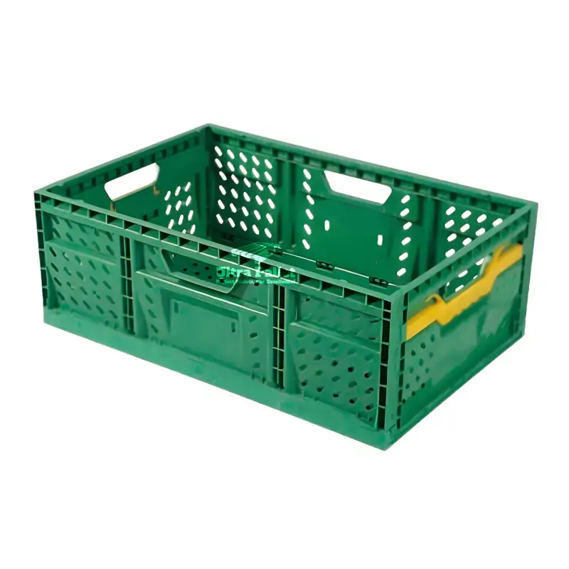 600x400x223mm Foldable Plastic Fruit Crate