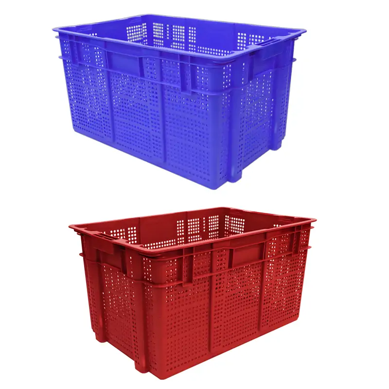 625x425x315mm Fruit & Vegetable Plastic Crates | Space-Saving Solutions